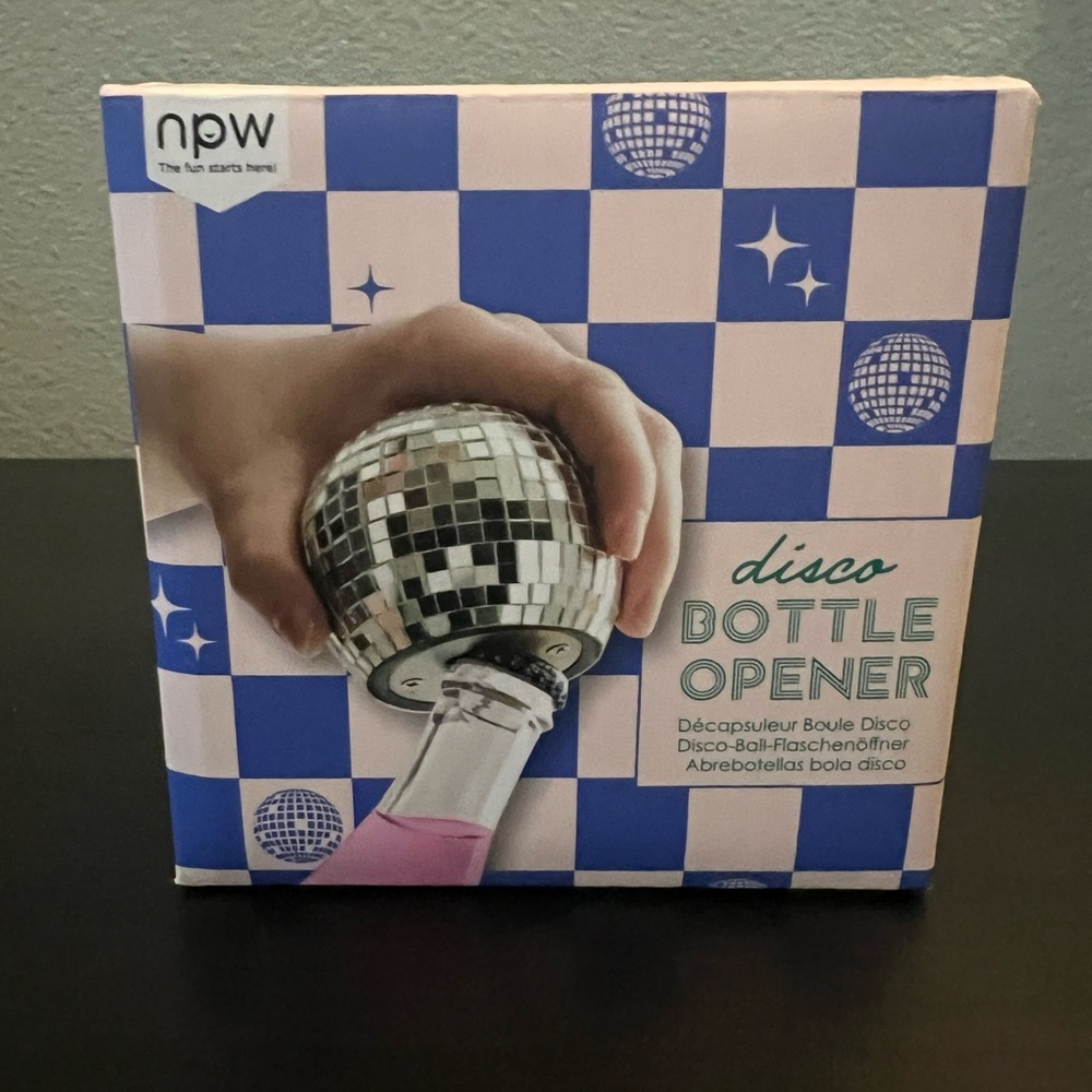 Disco Ball Bottle Opener - Silver